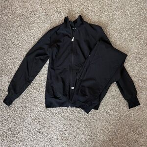 Cherokee Infinity Women’s Small Black Scrub Jacket and Joggers